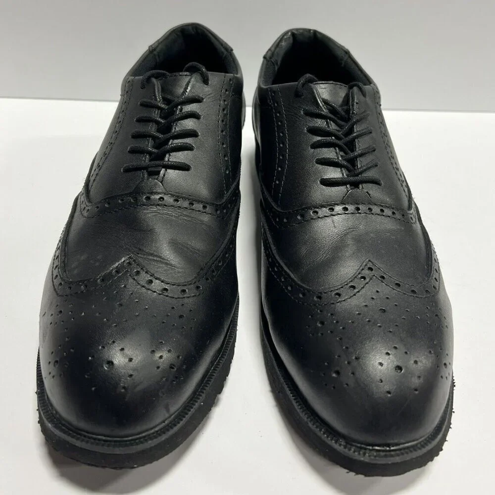 Rockport Mens Taylor Wingtip Oxford Black Size 10.5 Wide